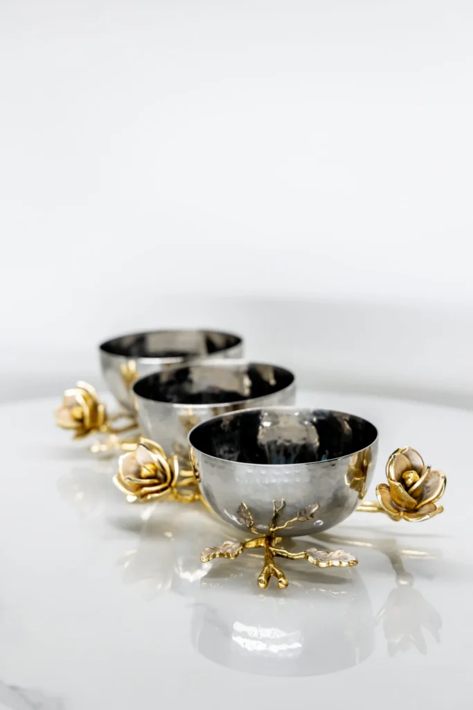 Fleuré Triple Bowl Server